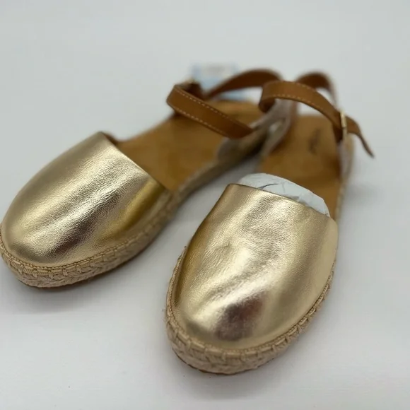 Kids Luna Jute Espardille Sandals Gold - Cat & Jack - Picture 4 of 6